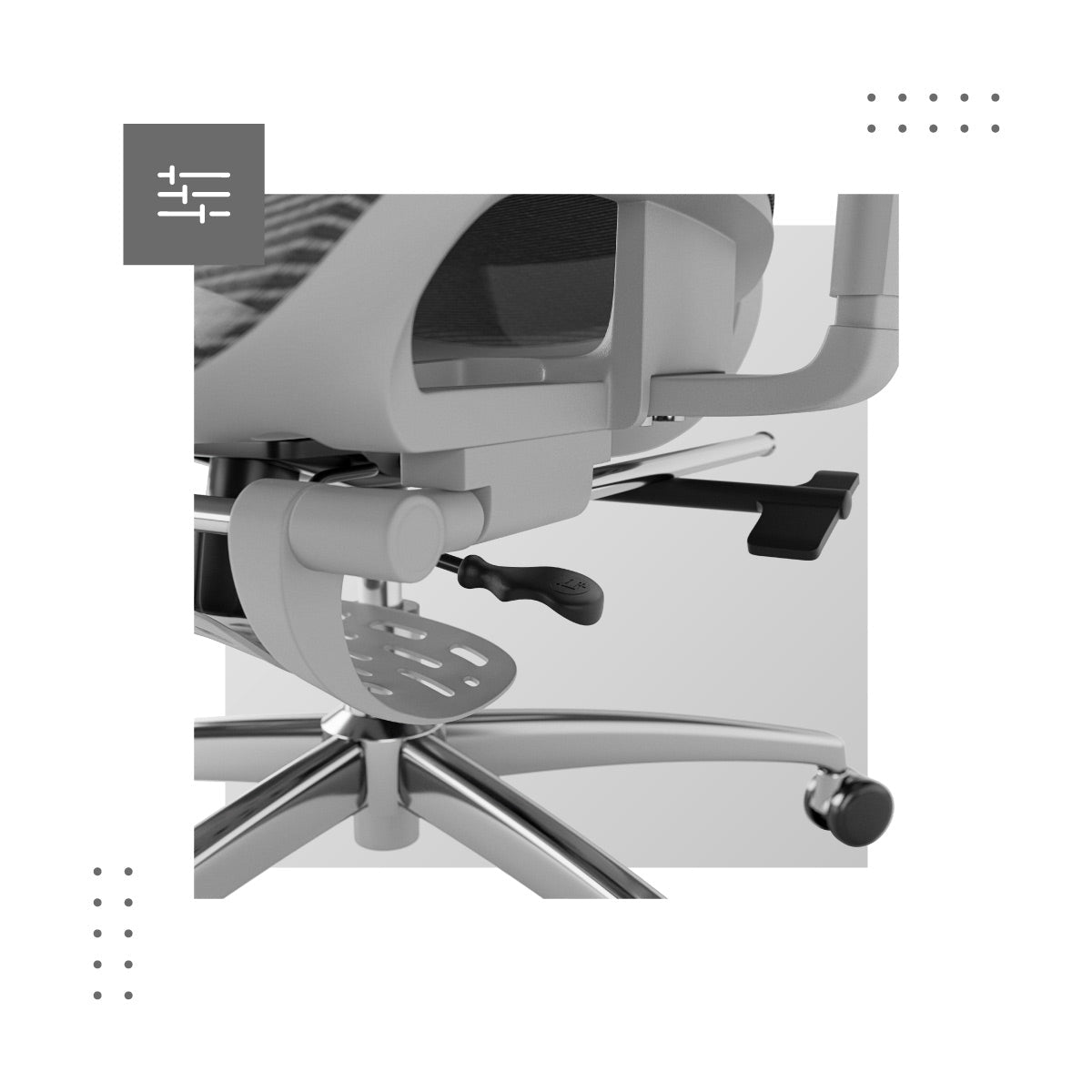 Ergonomischer Stuhl für Zuhause und Büro