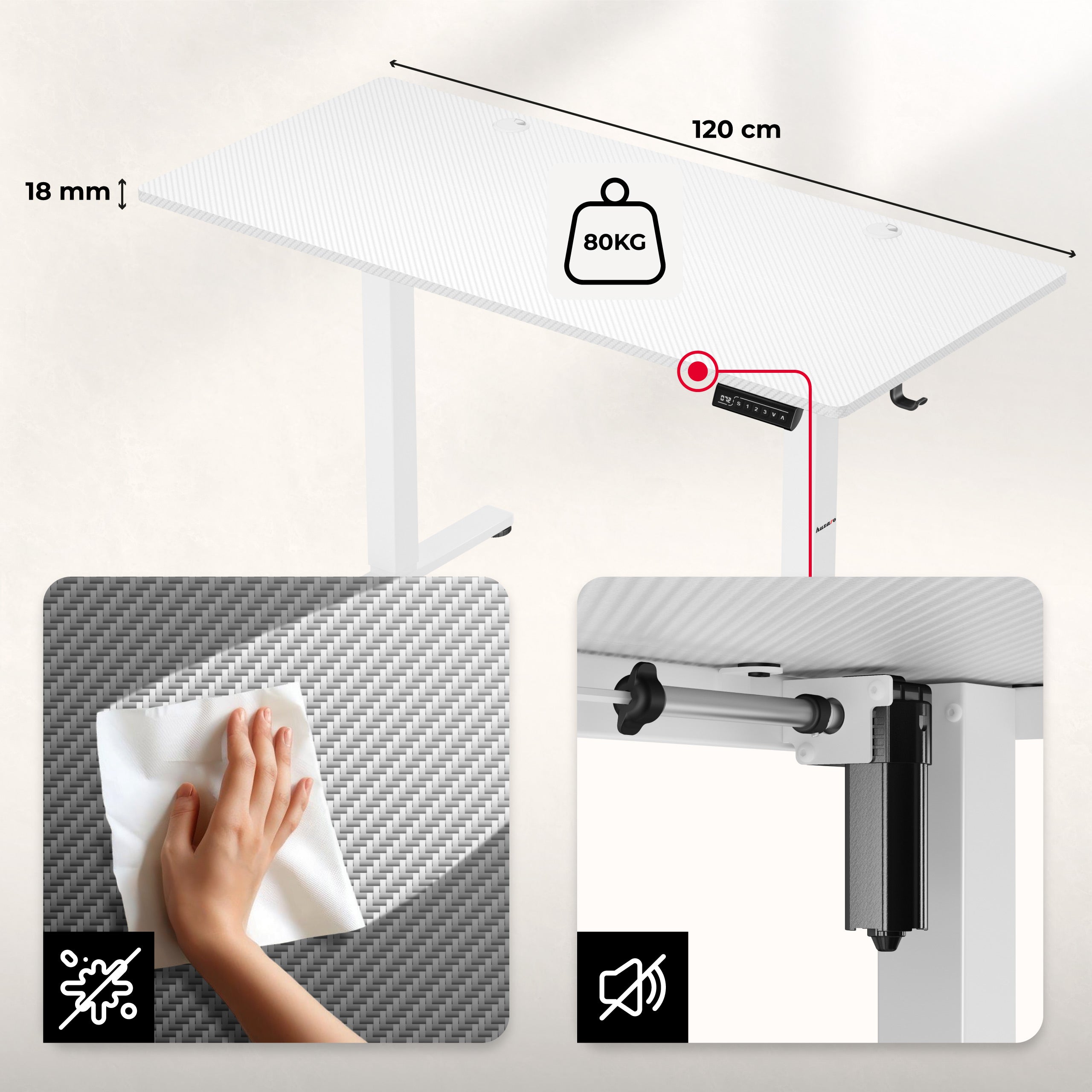 Leiser und reibungsloser Motor