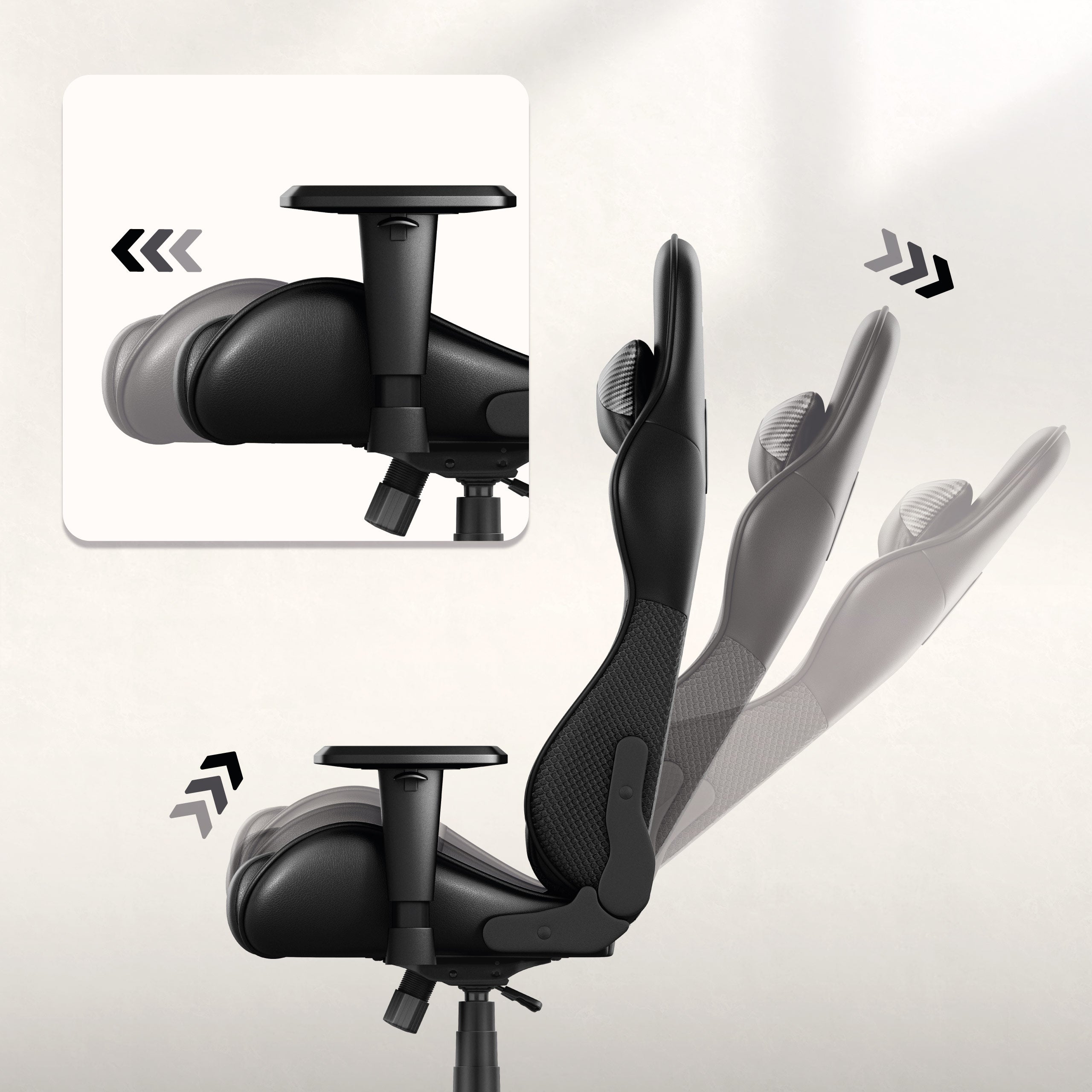 Gaming-Stuhl mit SideRest-Technologie