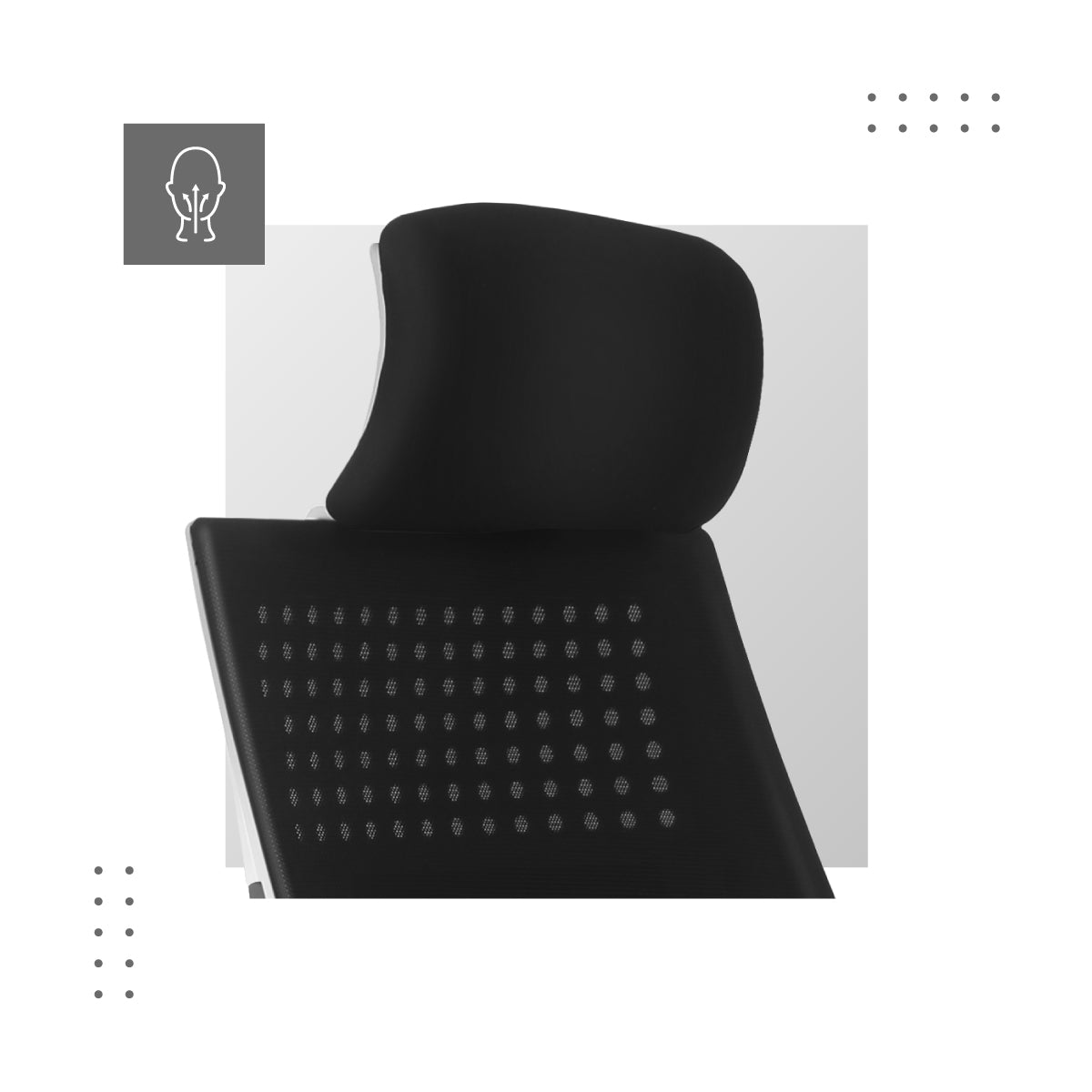 Konturierte Kopfstütze