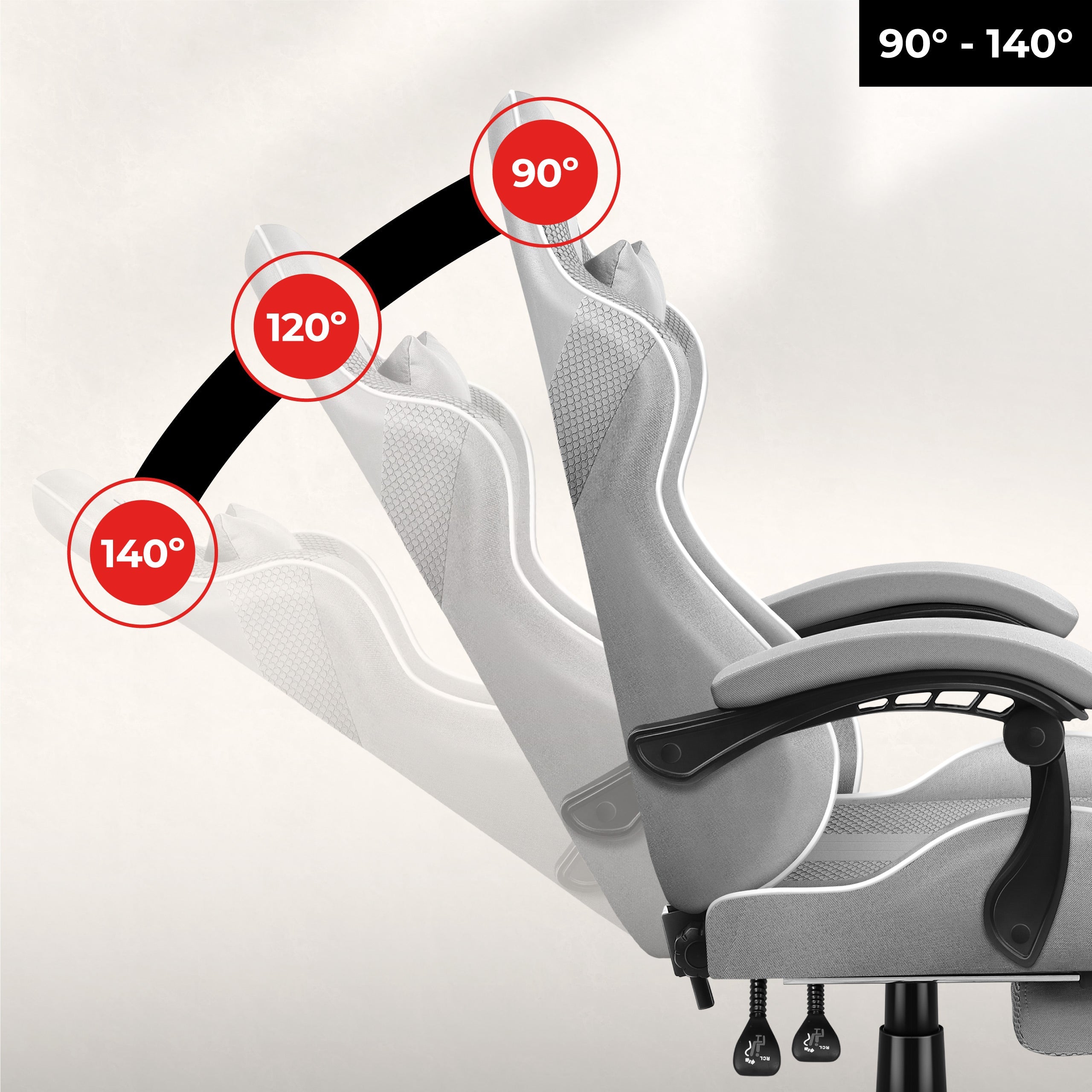 Bequemes Kippen der Rückenlehne