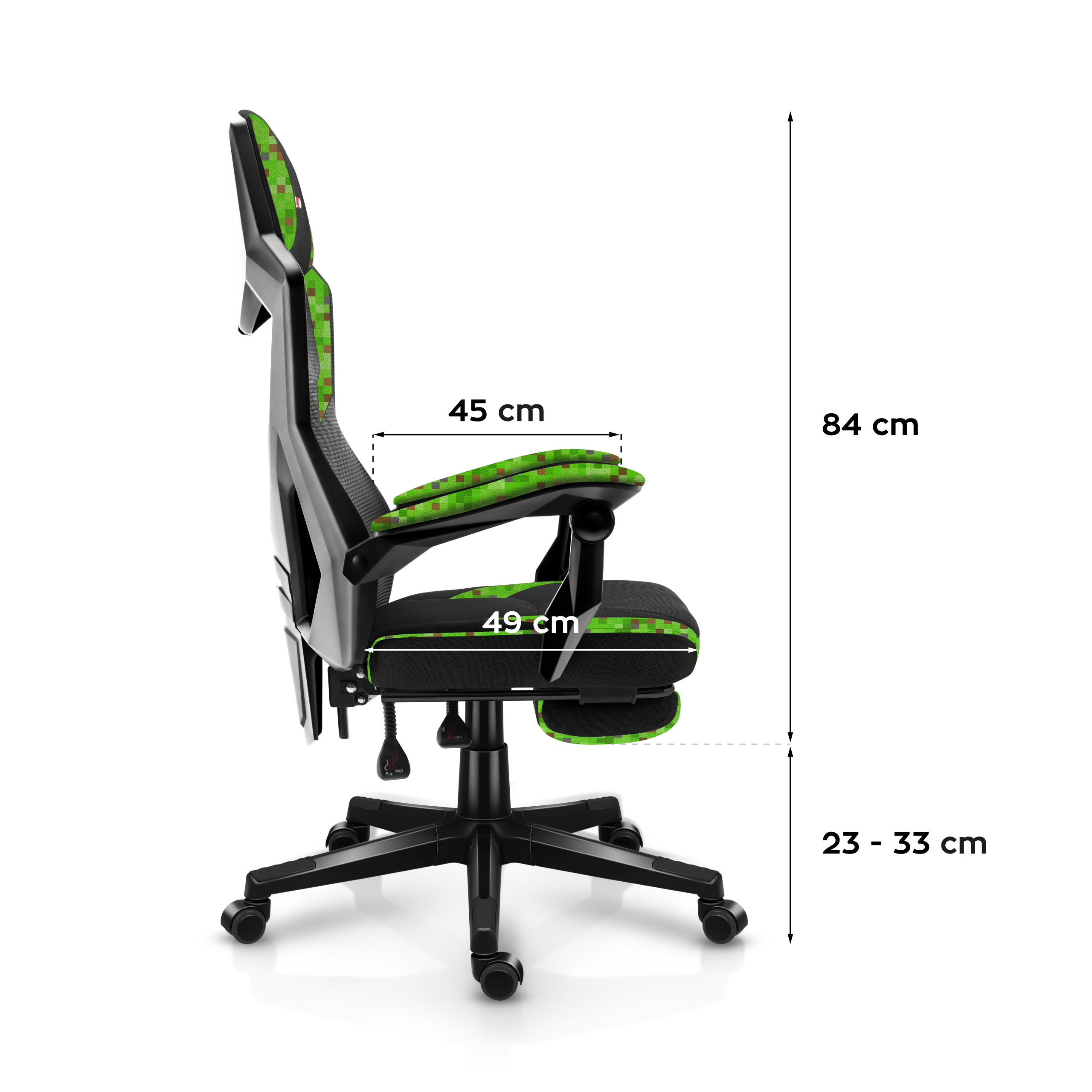 Zbliżenia na fotel Huzaro Force 7.6 Grey