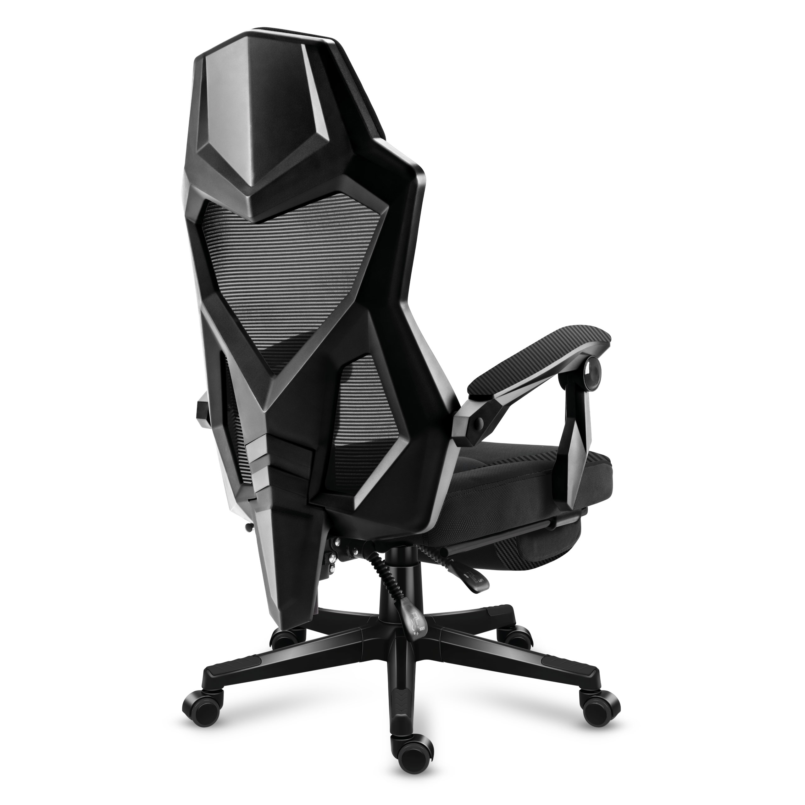 Lewy skos fotela gamingowego Huzaro Force 7.6 Grey