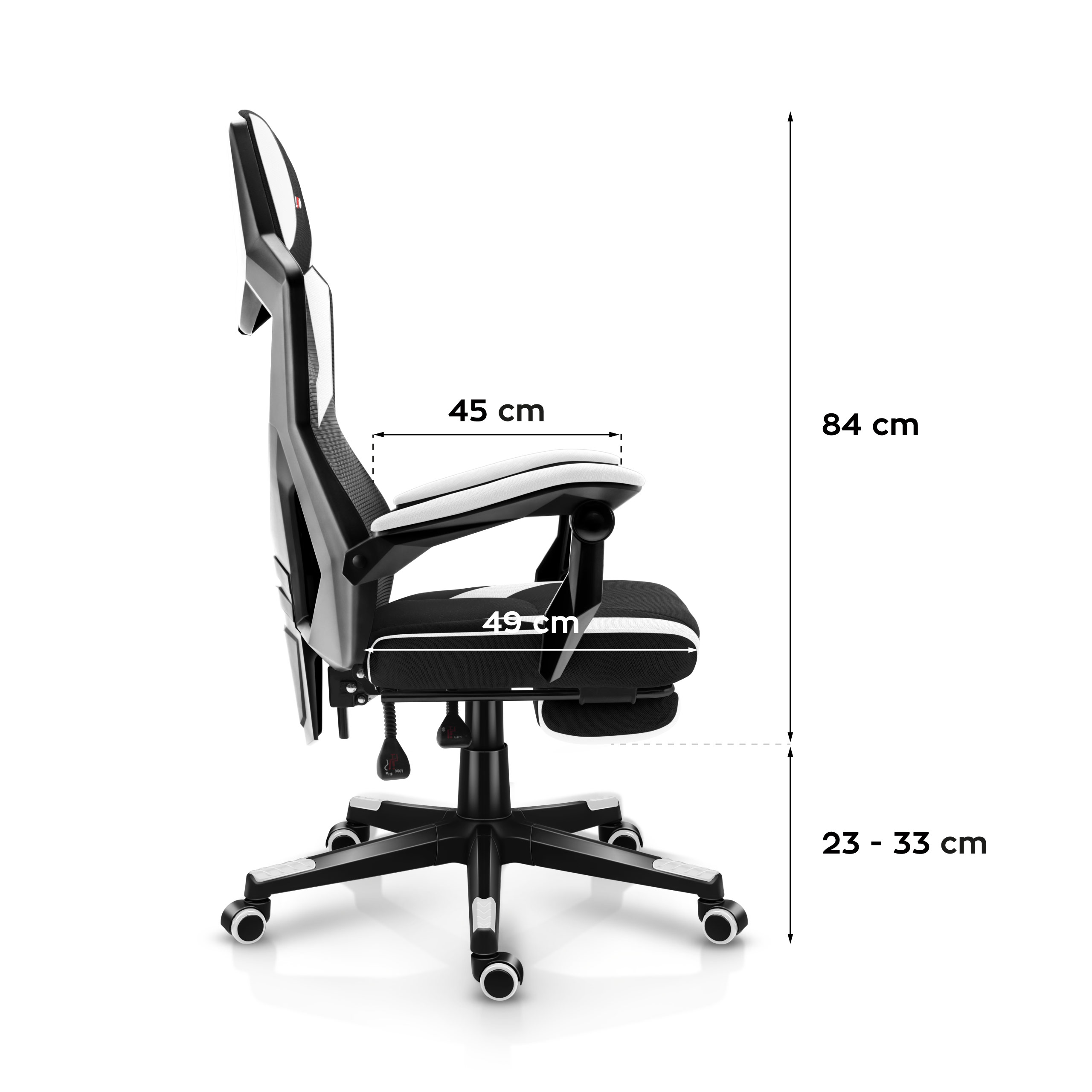 Zbliżenia na fotel Huzaro Force 7.6 Grey