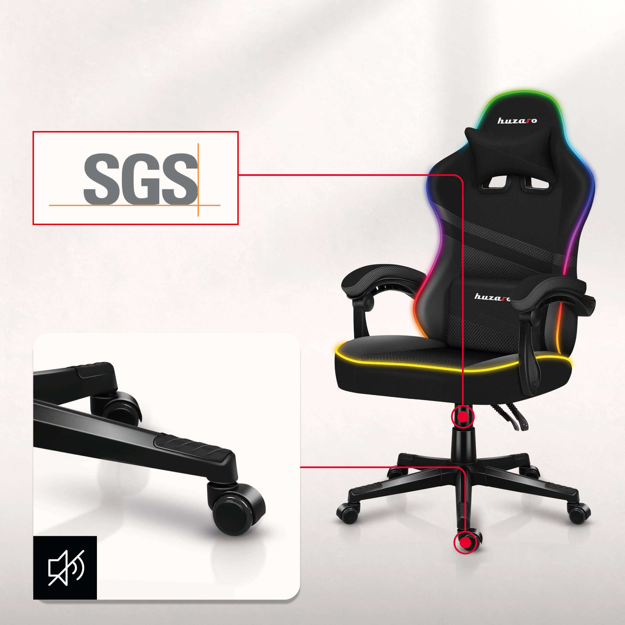 Ergonomiczny fotel gamingowy Force 4.4
