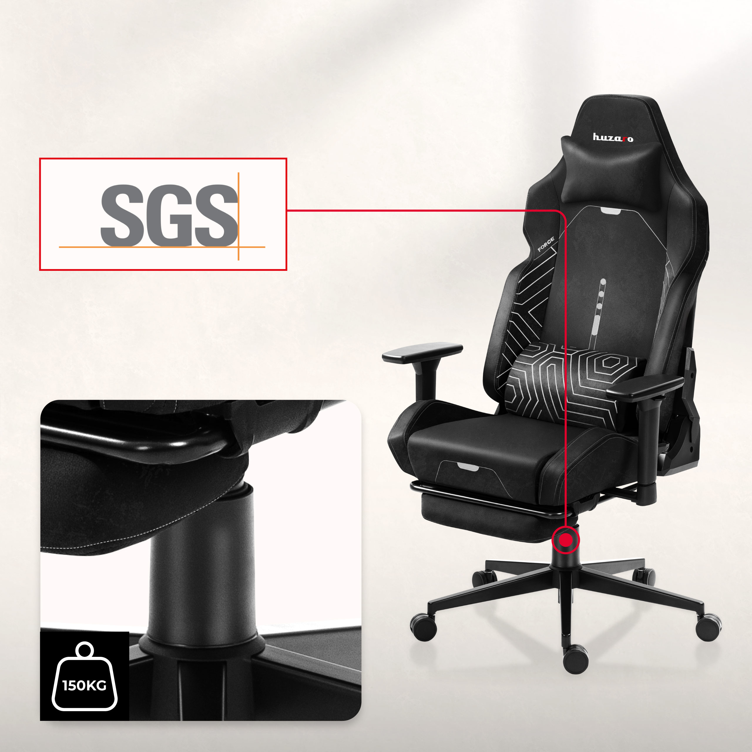 Technologia SideRest Fotel Force 7.6