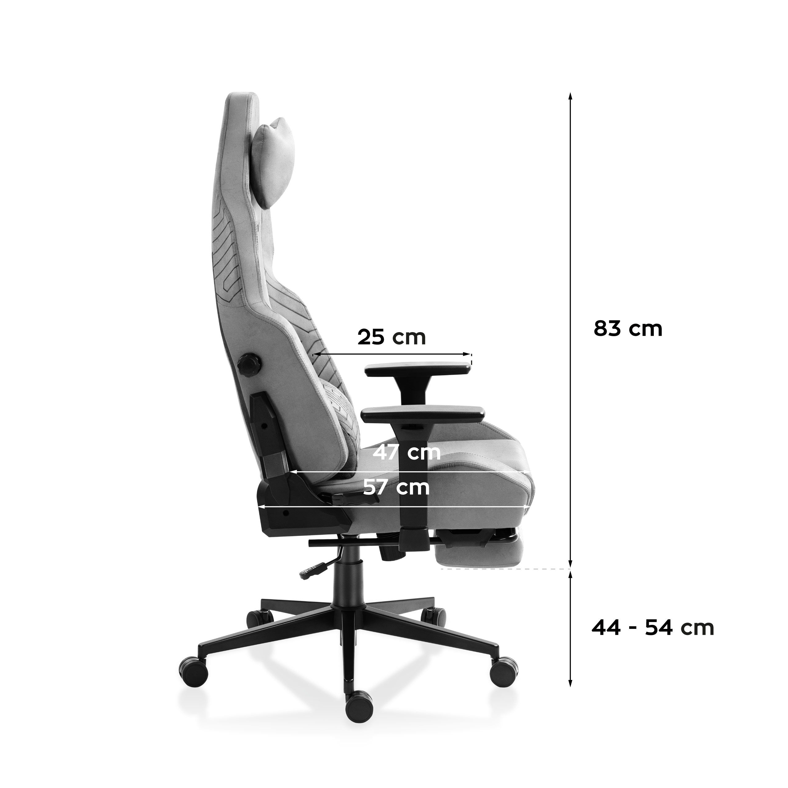Zbliżenia na fotel Huzaro Force 7.6 Grey