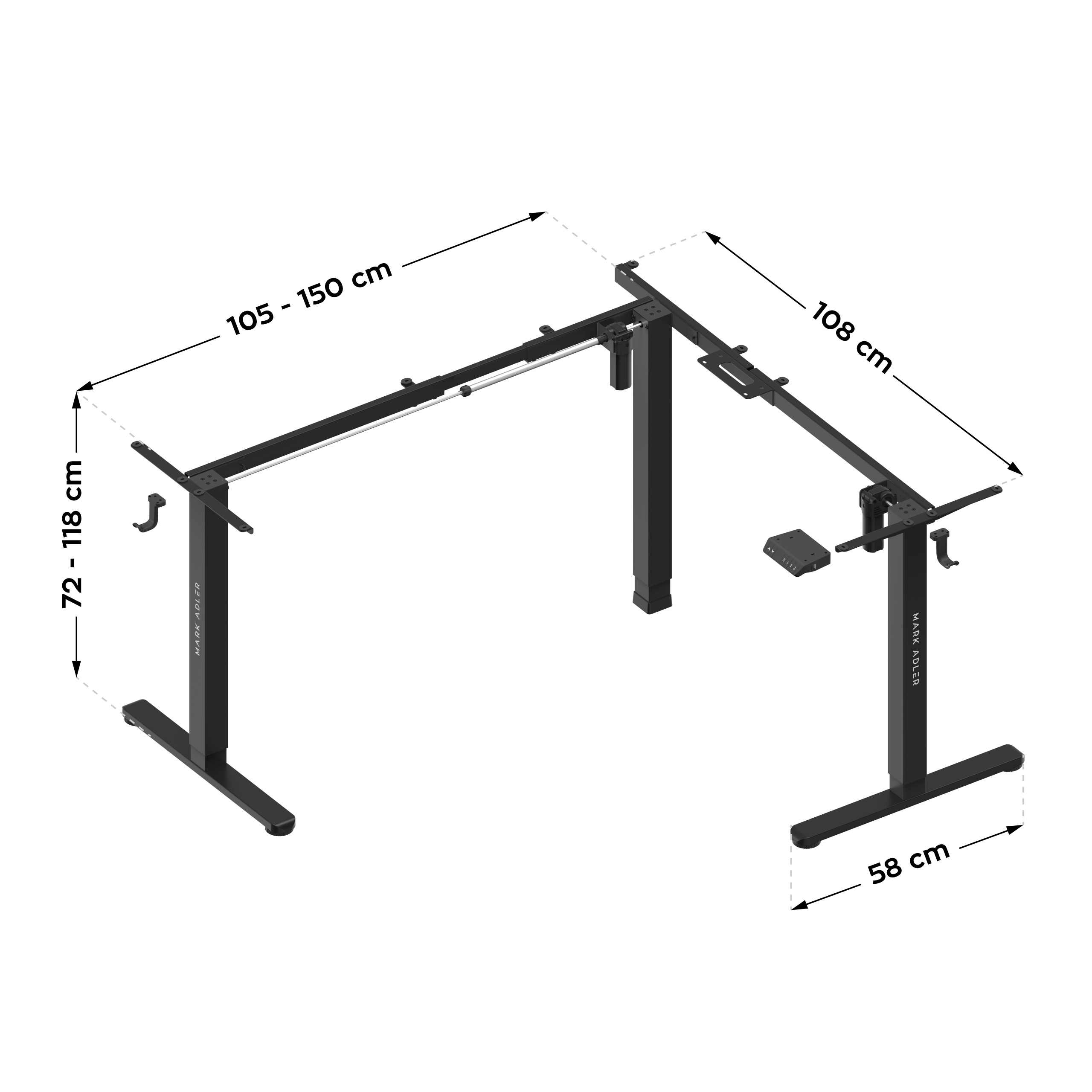 Wymiary Mark Adler Xeno 7.6