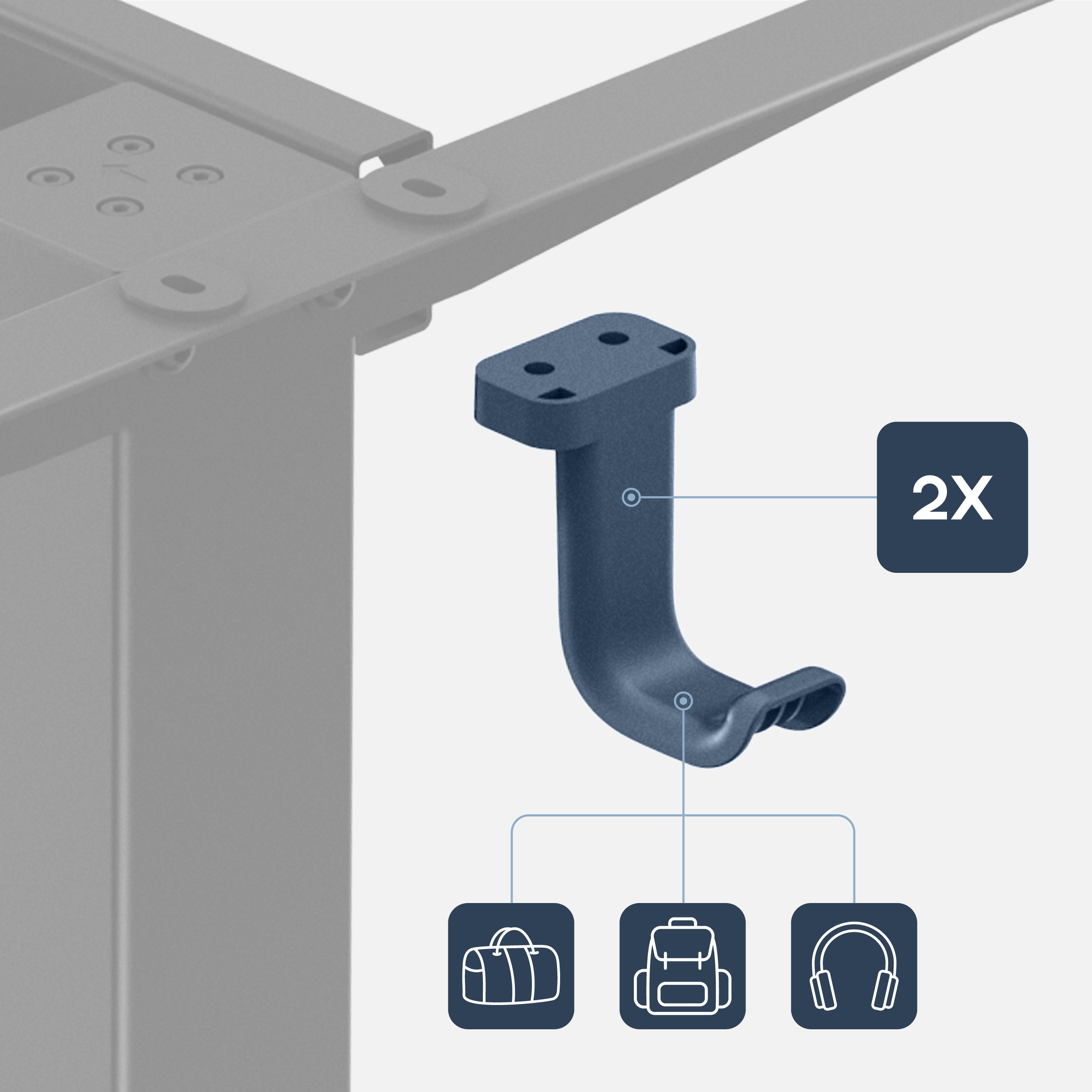 Porty Usb w stelażu Xeno 7.6