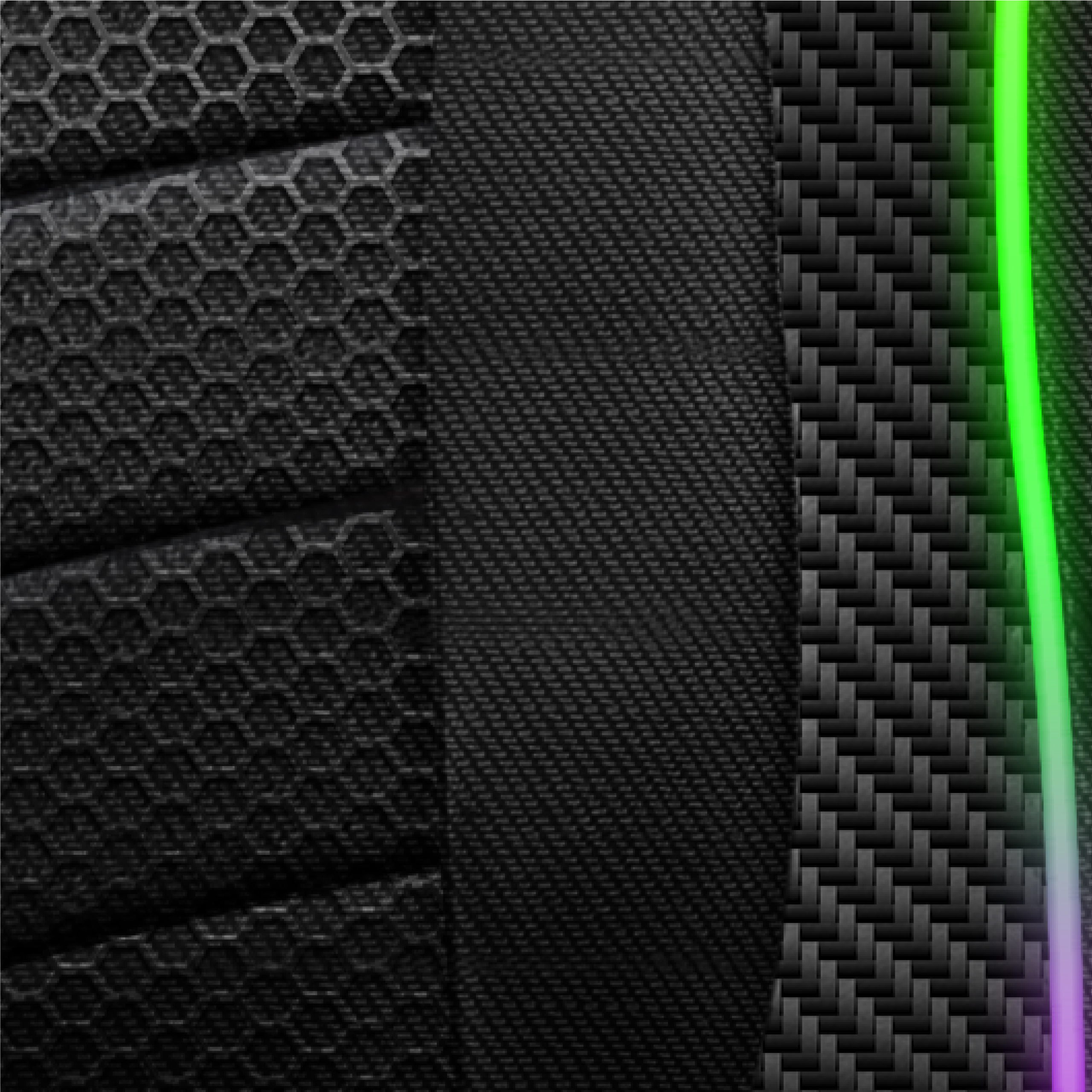 Materiały użyte w fotelu gamingowym Huzaro Force 2.5 RGB Carbon