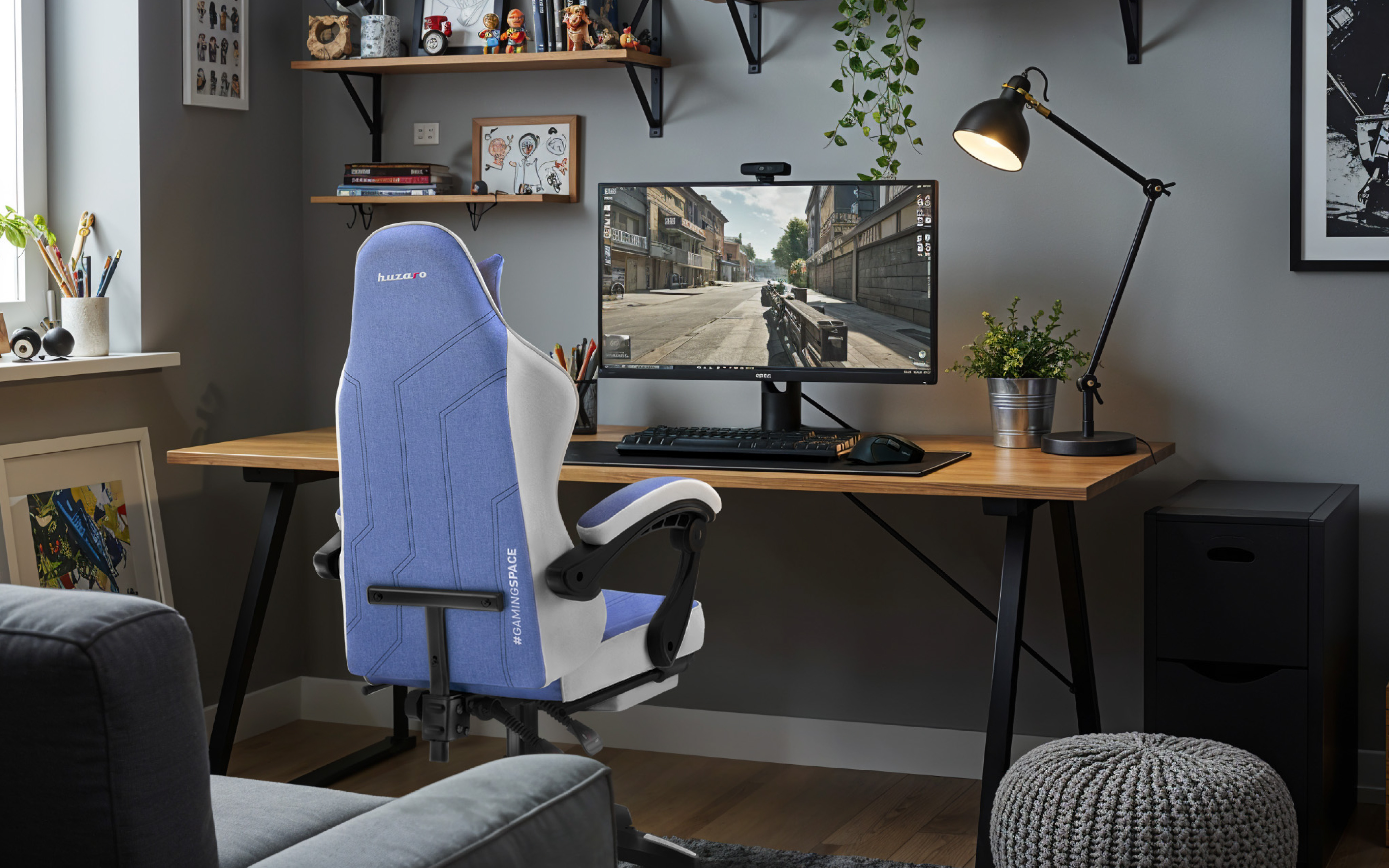 Zbliżenia na fotel Huzaro Force 7.6 Grey